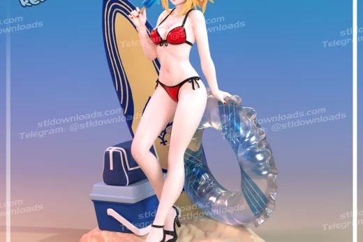 Remy Sculpts Mordred (summer) FGO