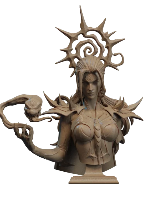 STL Hela Bust