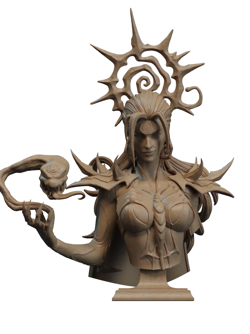 STL Hela Bust