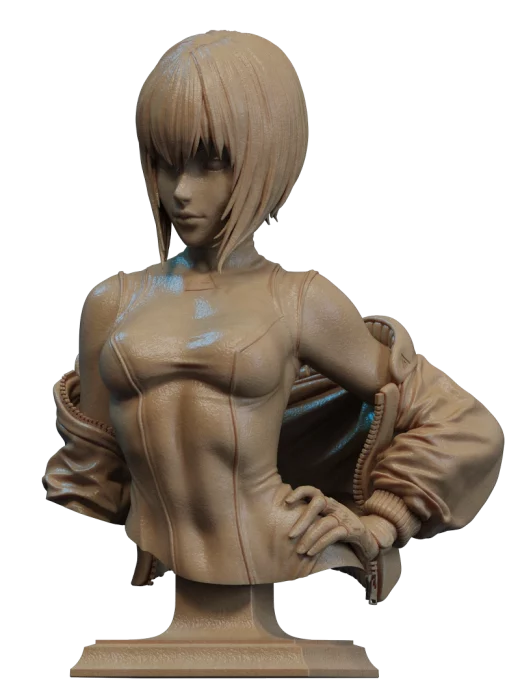 STL Motoko Kusanagi Bust