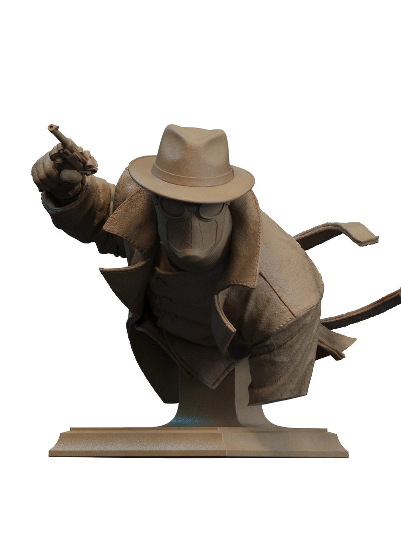 STL Spider Noir Bust