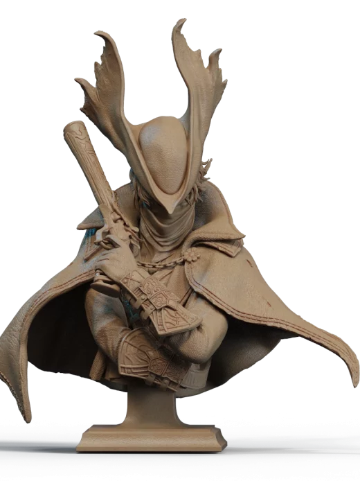 STL The Hunter Bloodborn Bust