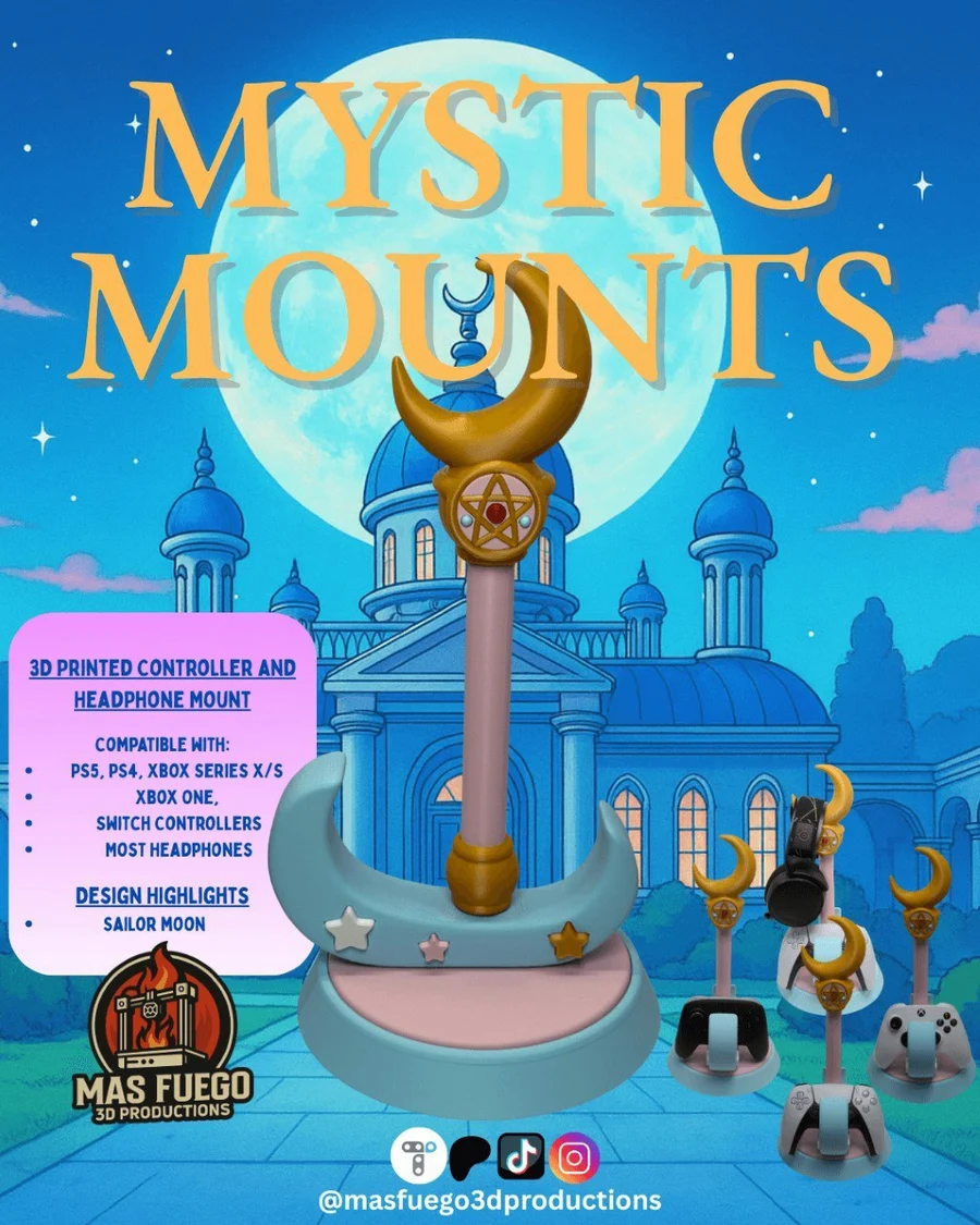 Sailor Moon Mystic Mounts Mas Fuego 3D Productions Sept
