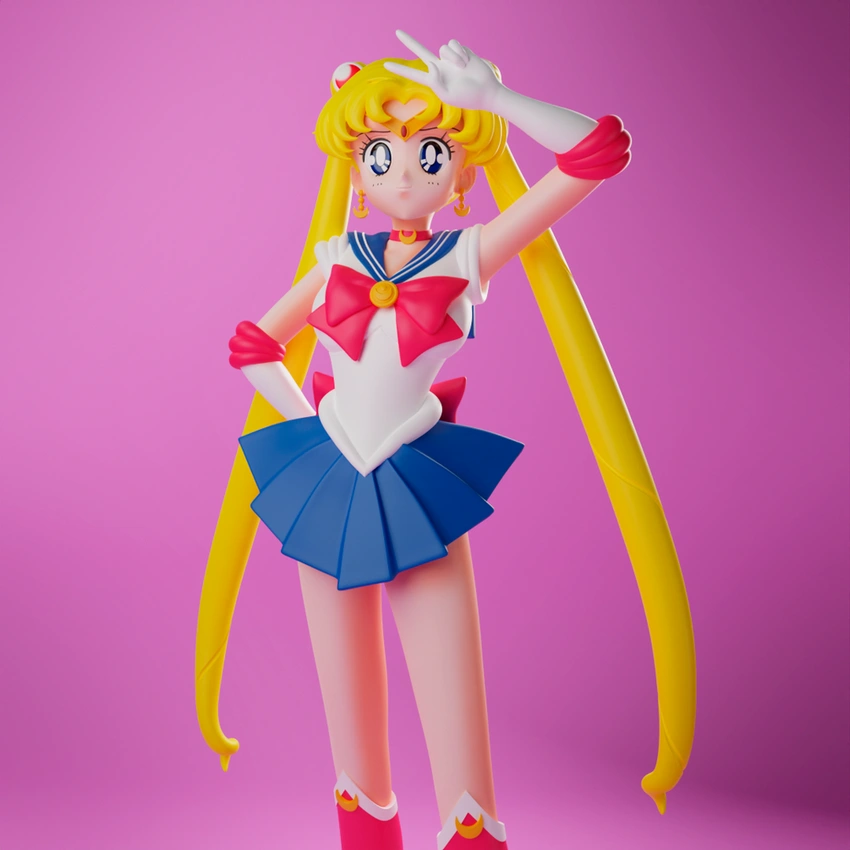 Serena Tsukino Sailor Moon Sculpture (Sailor Moon)