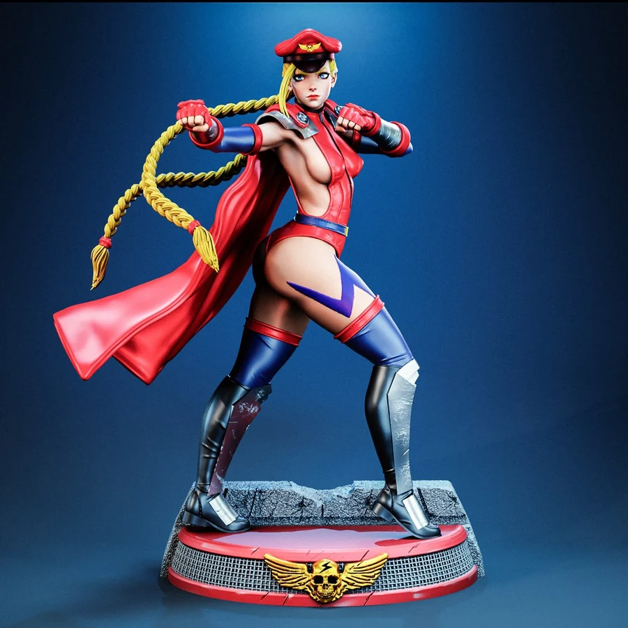 Shadaloo Cammy statue