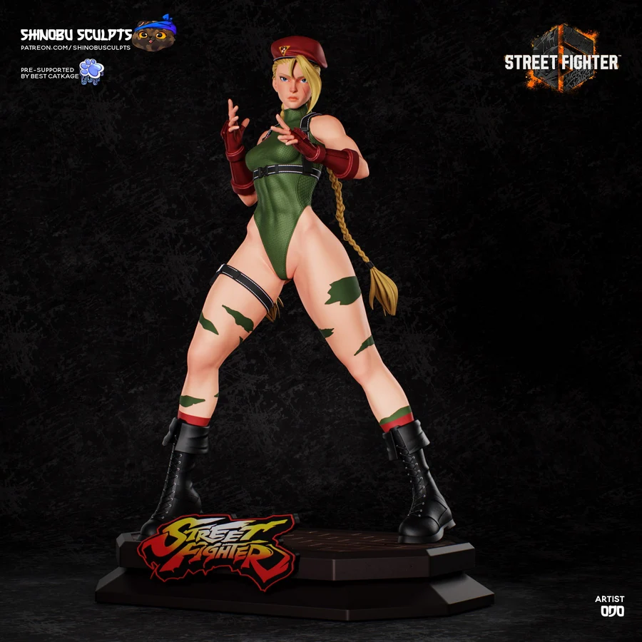 Shinobu Sculpts Cammy Street Fighter