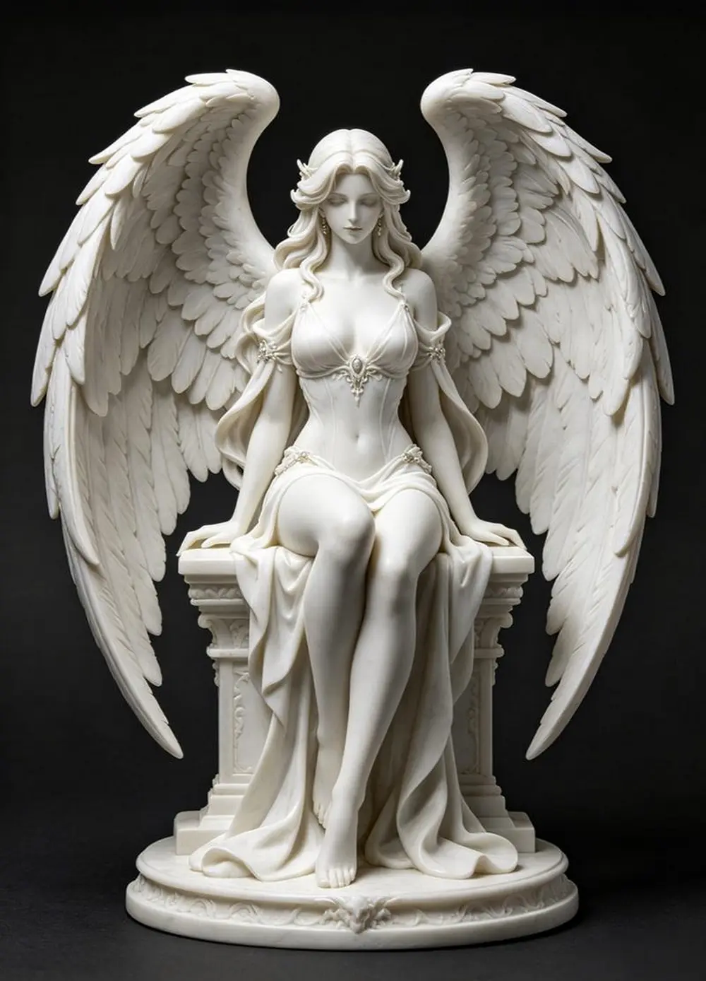 Sitting Guardian Angel