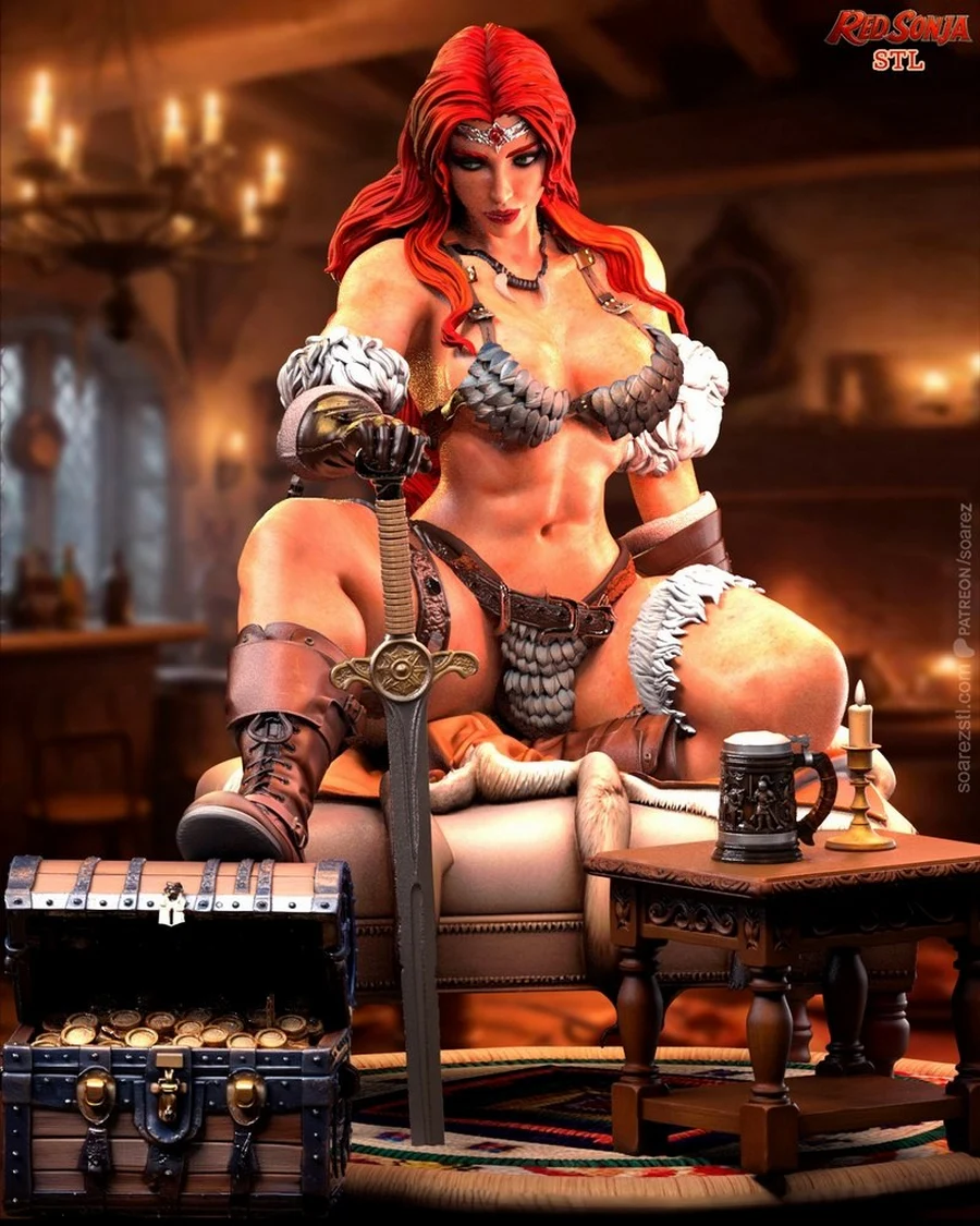 Soarez 3D Red Sonja V.2