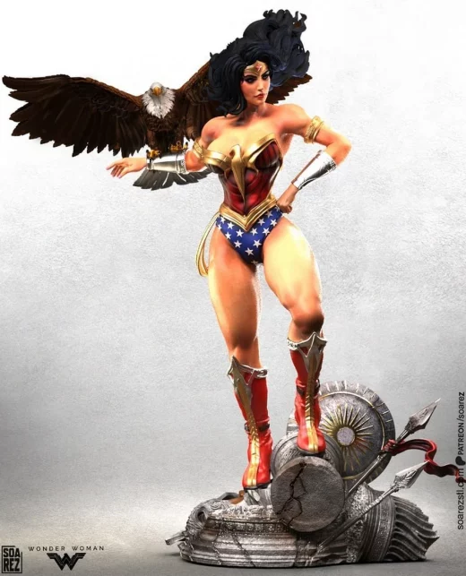 Soarez 3D – Wonder Woman – DC Comics