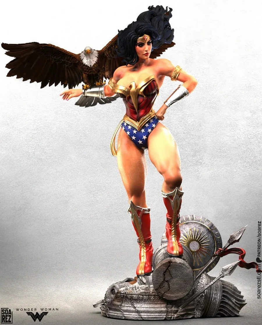 Soarez 3D – Wonder Woman – DC Comics