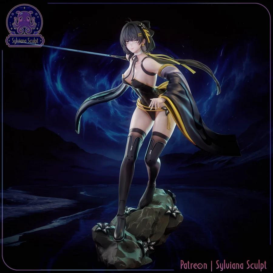 Sylviana Sculpt – Female Rover – WuWa – STL 3D Print Model | AssetsFree.com Sylviana Sculpt Female Rover WuWa
