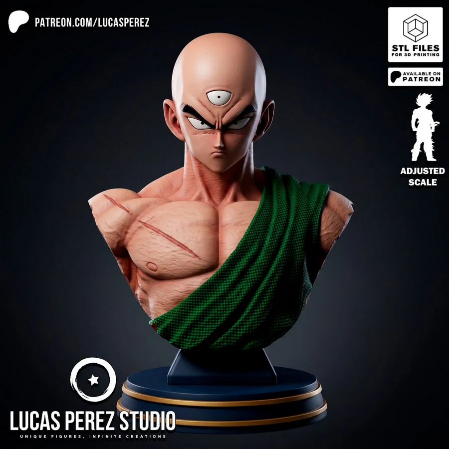 TEN SHIN HAN BUST (Dragon Ball Z)