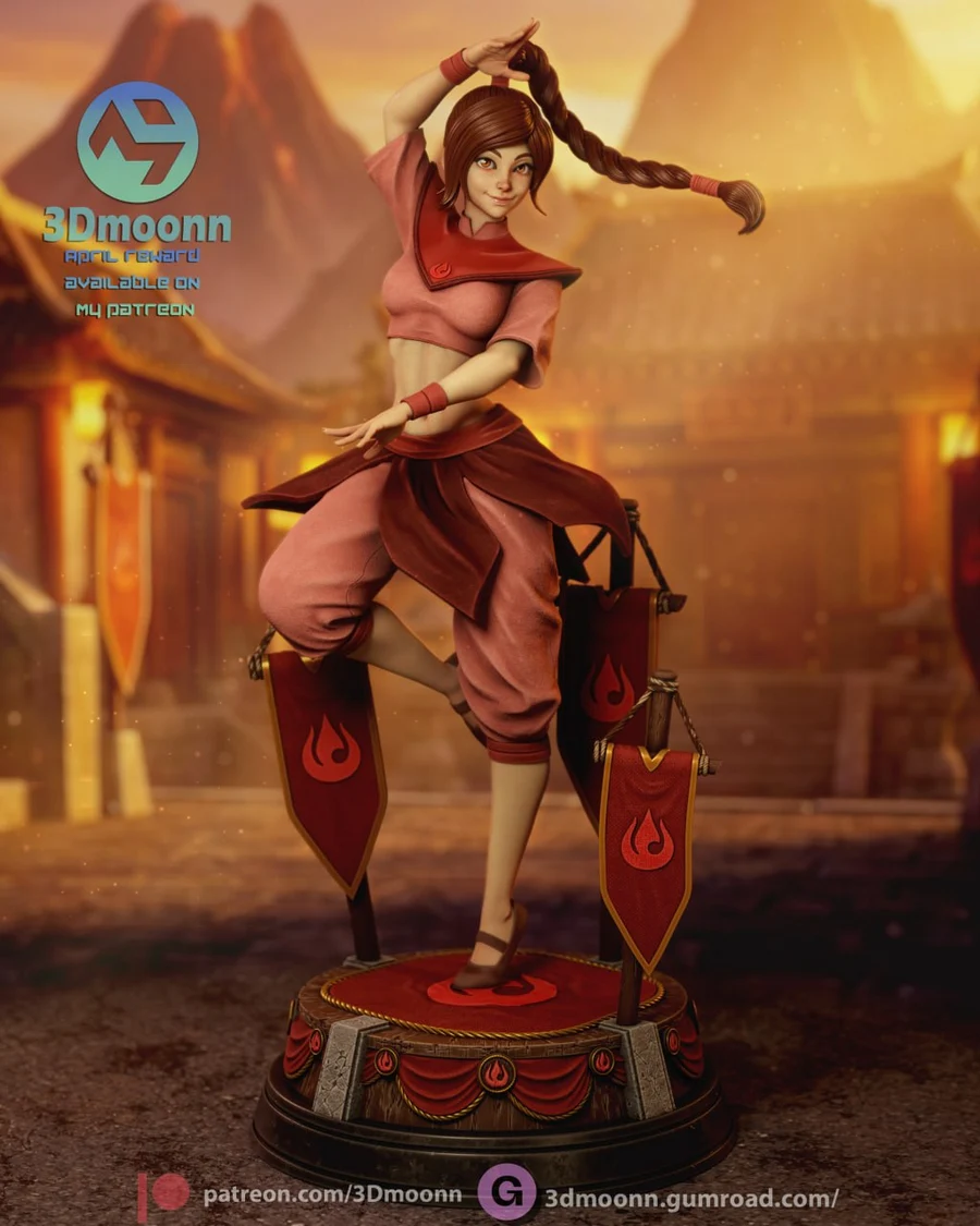Ty Lee Avatar the Last Airbender 3dmoonn