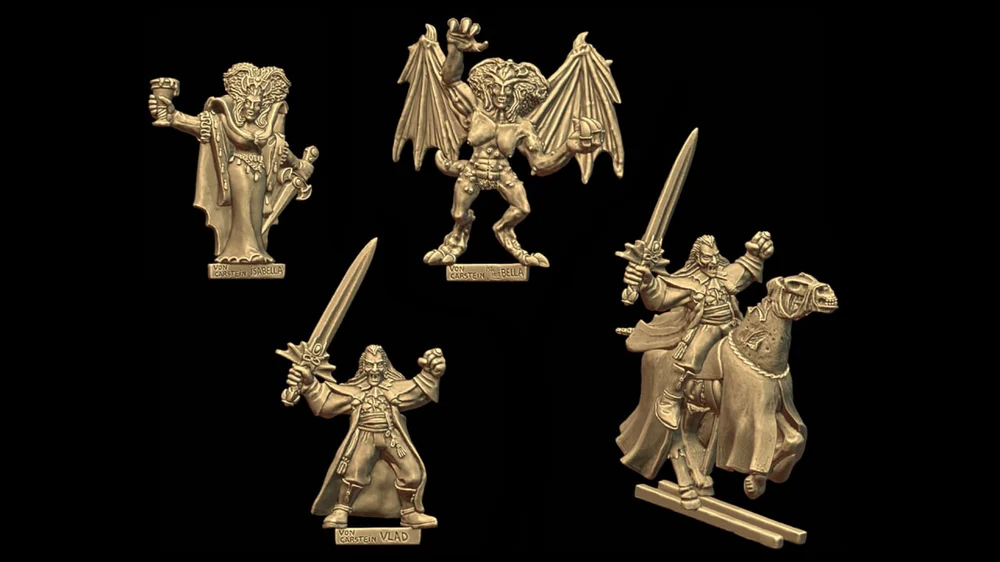 Undead 4th Ed Von Carstein Isabella and Vlad + Bonus