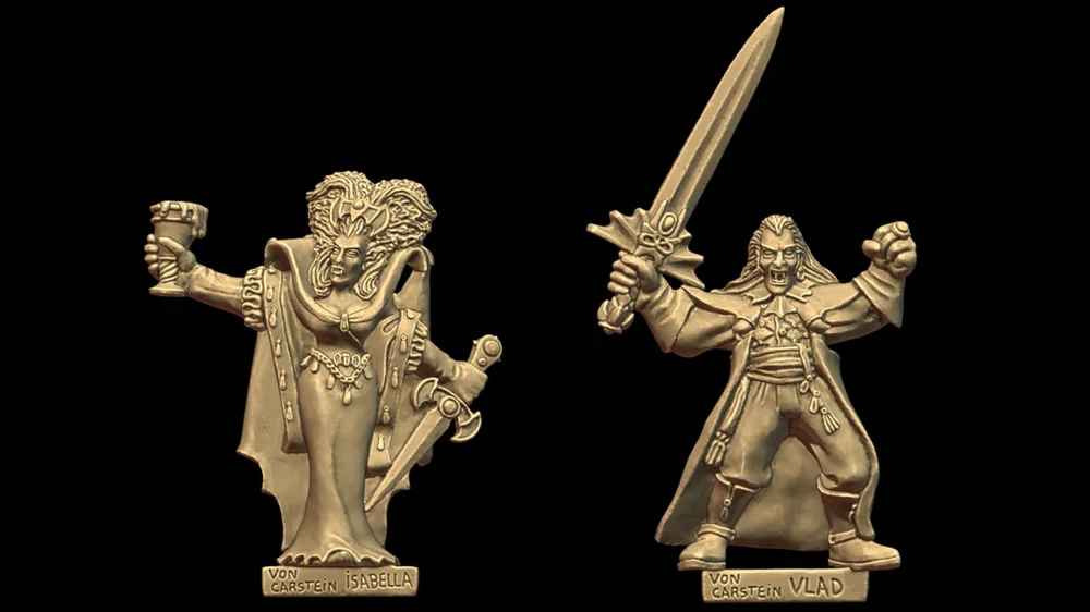 Undead 4th Ed Von Carstein Isabella and Vlad