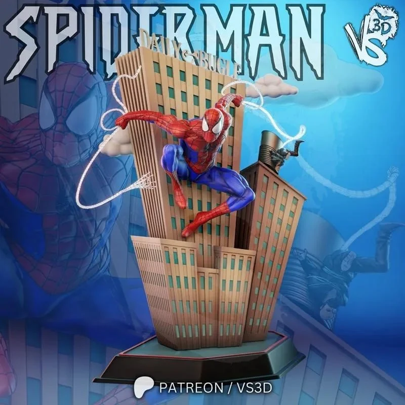 VS3D – Spider-man – STL 3D Print Model | AssetsFree.com VS3D – Spider man