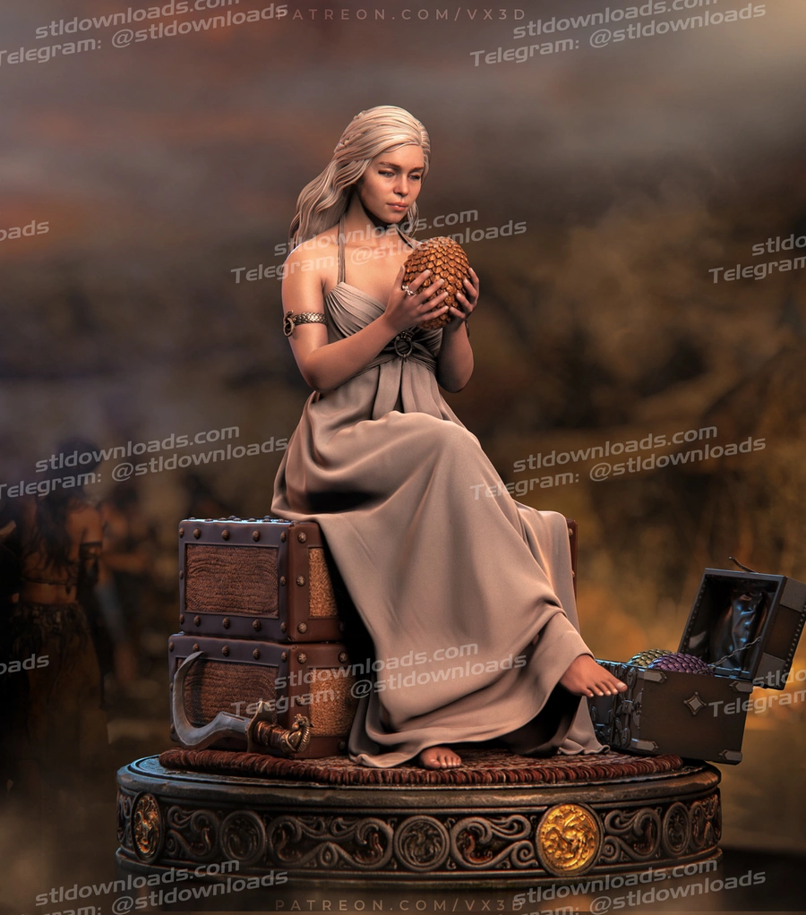 VX Labs – Daenerys Targaryen – STL 3D Print Model | AssetsFree.com VX Labs Daenerys Targaryen