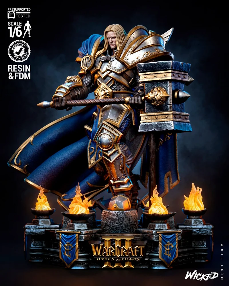 Wicked Arthas Sculpture