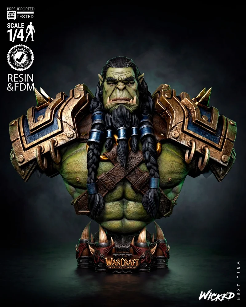 Wicked Thrall Portrait Bust