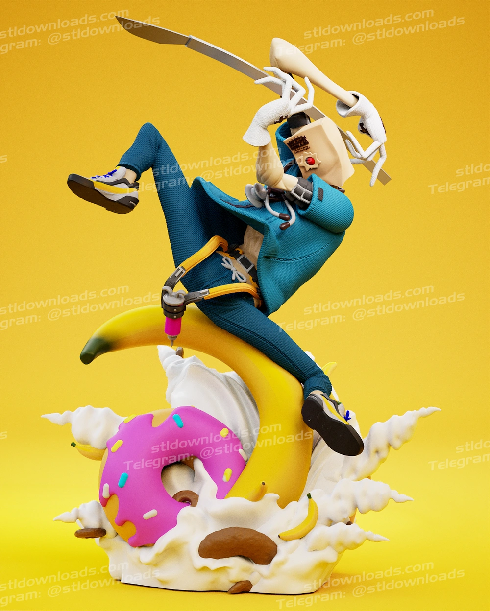 Yongblood Sculpture Fautst GUILTY GEAR