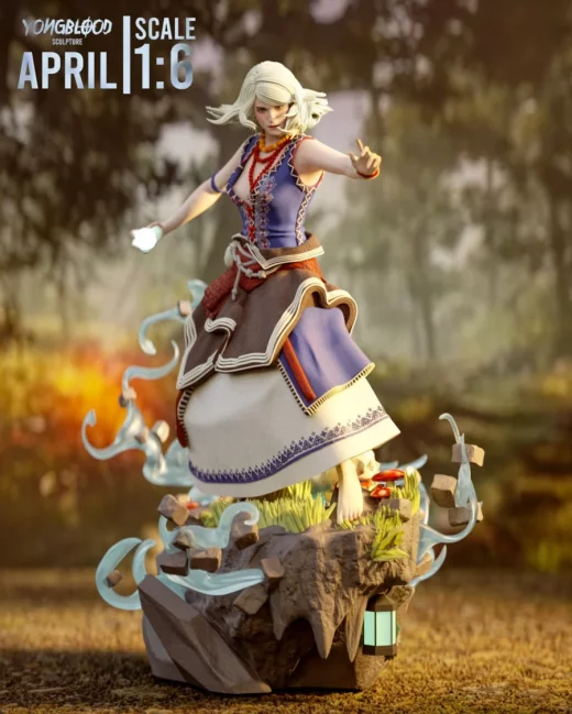 Yongblood Sculpture Keira Metz The Witcher
