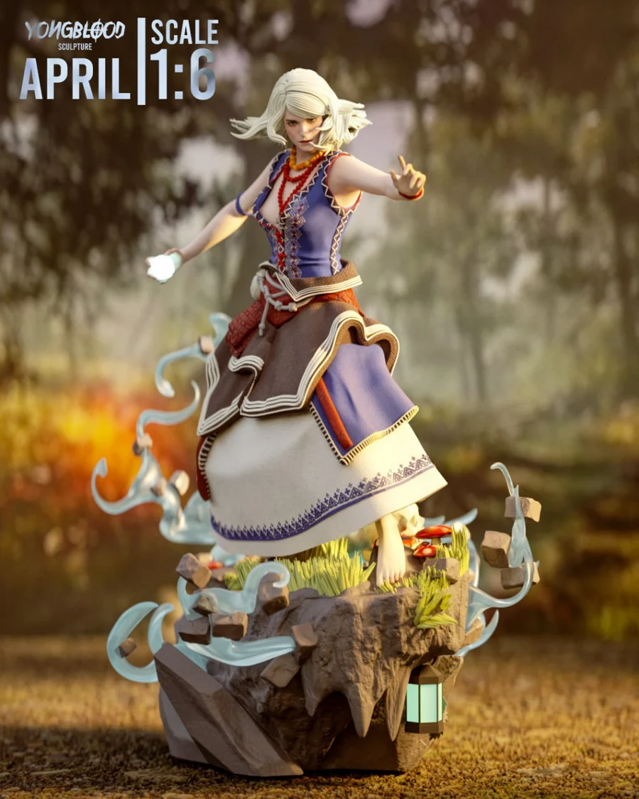 Yongblood Sculpture – Keira Metz – The Witcher 3 – STL 3D Print Model | AssetsFree.com Yongblood Sculpture Keira Metz The Witcher