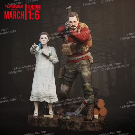 Yongblood Sculpture Natalia Korda & Barry Burton