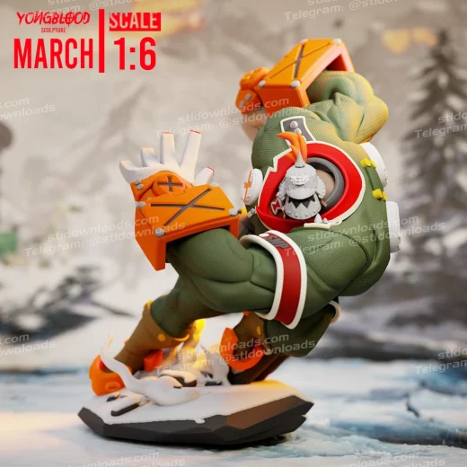 Yongblood Sculpture Potemkin From Guilty Gear