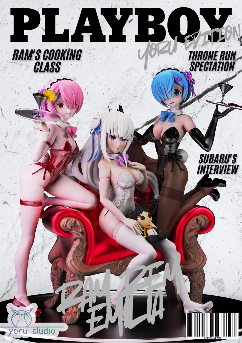 Yoru Studio Ram, Rem y Emilia Bunny