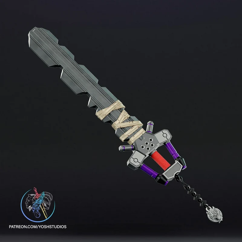 YoshStudios Fenrir Keyblade