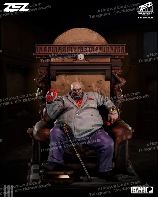 ZEZ Studio Kingpin on Throne