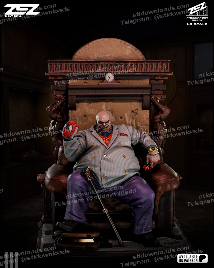 ZEZ Studio Kingpin on Throne