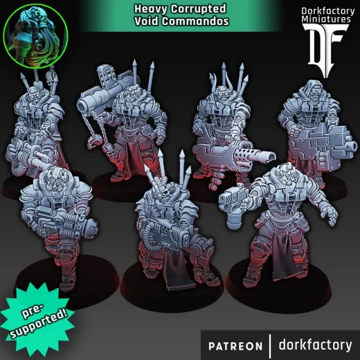 Dorkfactory heavy corrupted void commandos chaos marine havocs