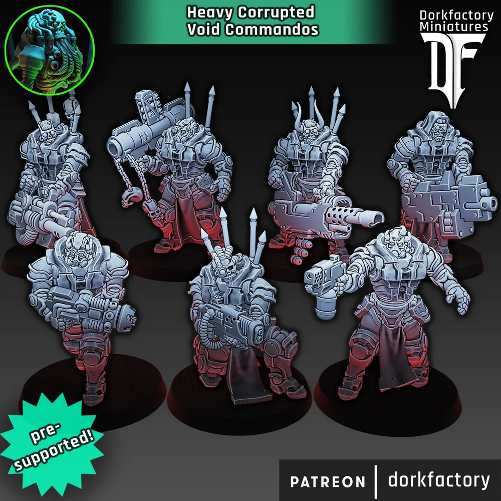Dorkfactory heavy corrupted void commandos chaos marine havocs