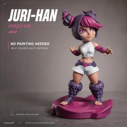 Juri han multi color no ams tested print read