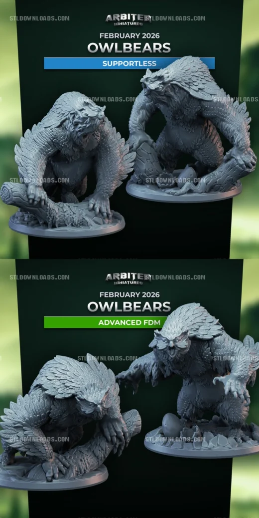 Arbiter Miniatures Owlbears February