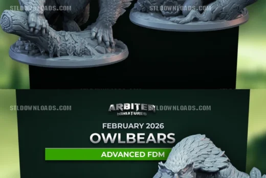 Arbiter Miniatures Owlbears February