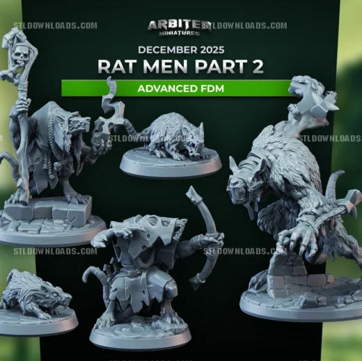 Arbiter Miniatures Rat Men Part 2 December