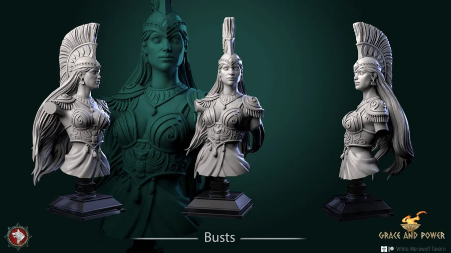 Athena bust