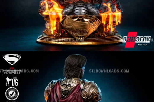B3DSERK Jor El Sculpture