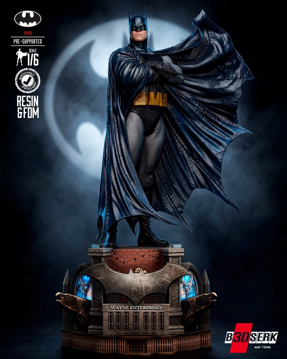 B3dserk – Batman Kingdom Come Sculpture – STL 3D Print Model | AssetsFree.com B3dserk Batman Kingdom Come Sculpture