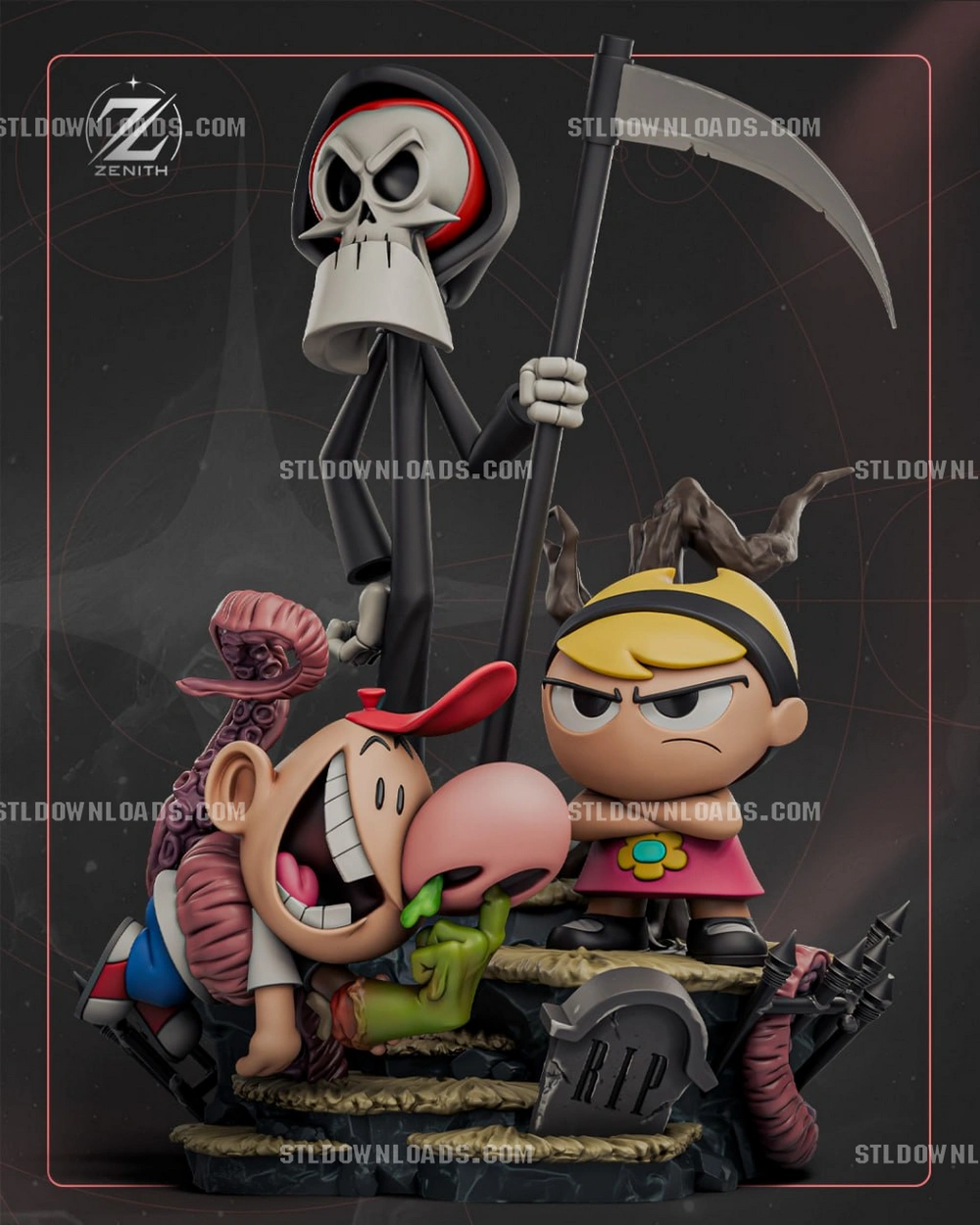 _Billy_and_Mandy – STL 3D Print Model | AssetsFree.com Billy and Mandy