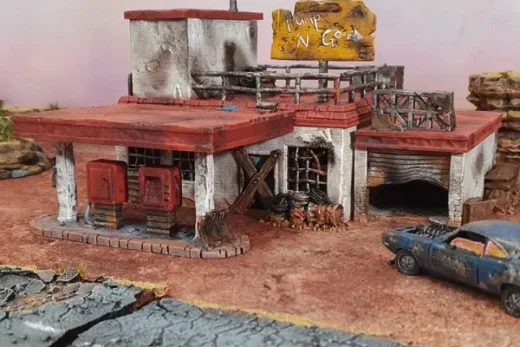 Brave New Worlds Wasteworld Derelict Gas Station 1.2