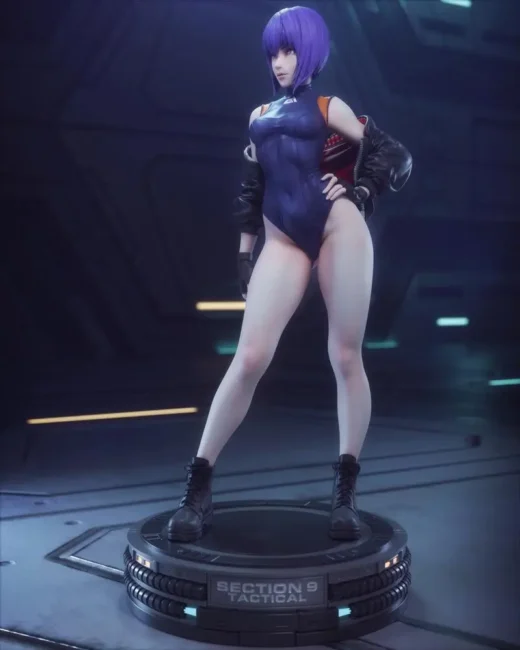 CA3D Motoko Kusanagi Ghost in the Shell 3D