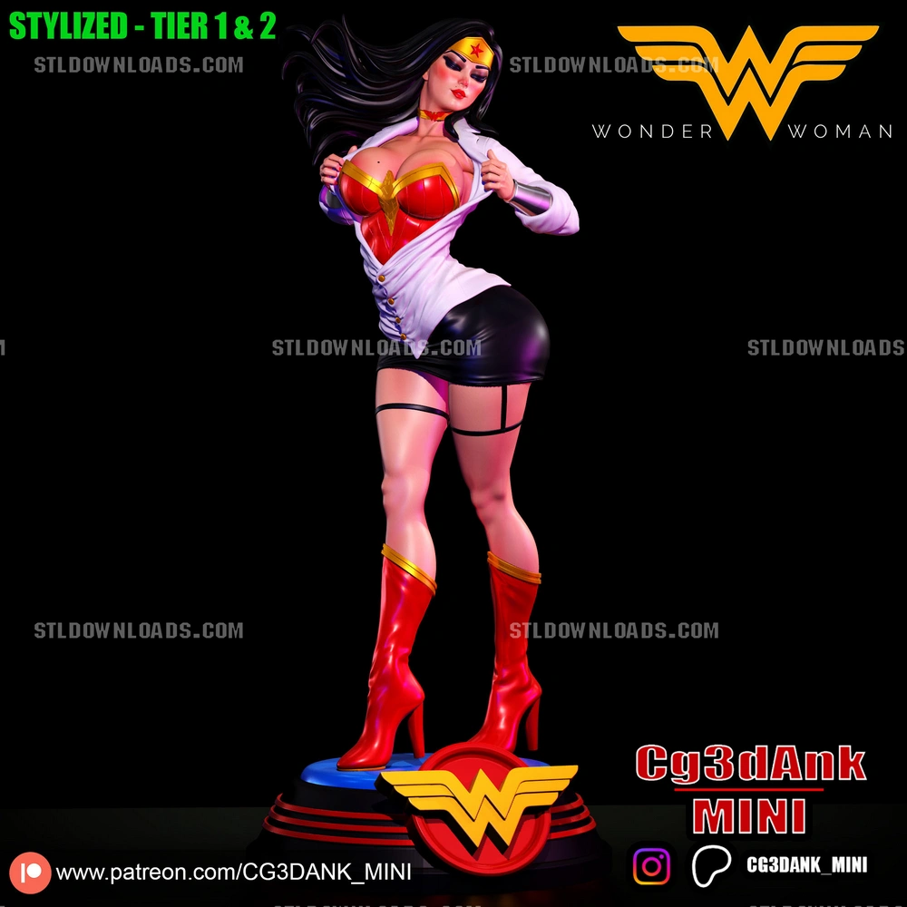 Cg3dAnk Mini Wonder Woman
