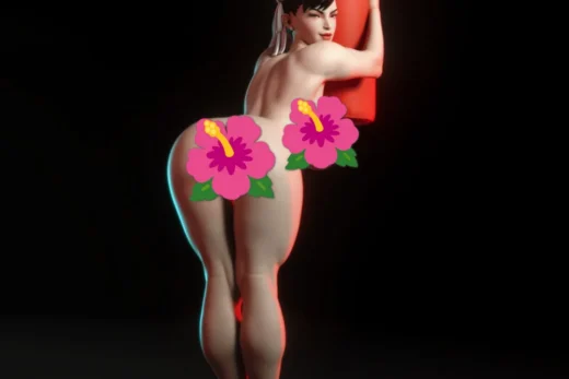 Corpulentia 2025 09 Chun Li at the gym nsfw