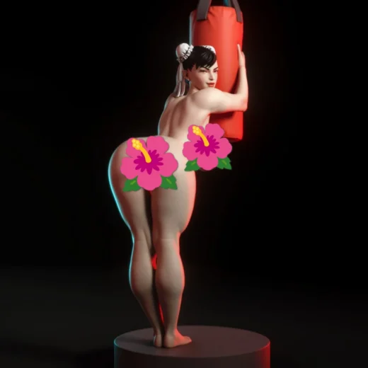 Corpulentia 2025 09 Chun Li at the gym nsfw