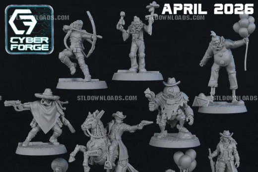 Cyber Forge Miniatures April