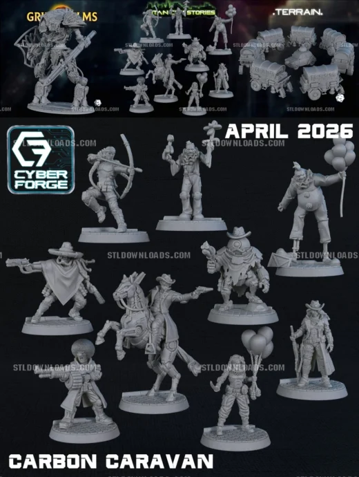 Cyber Forge Miniatures April