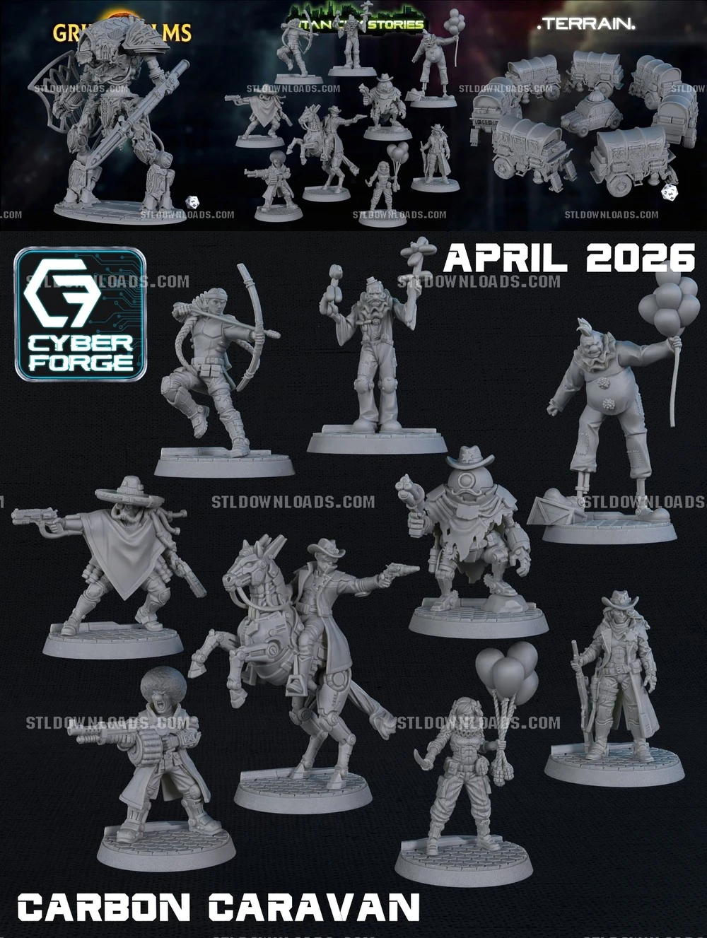 Cyber Forge Miniatures April
